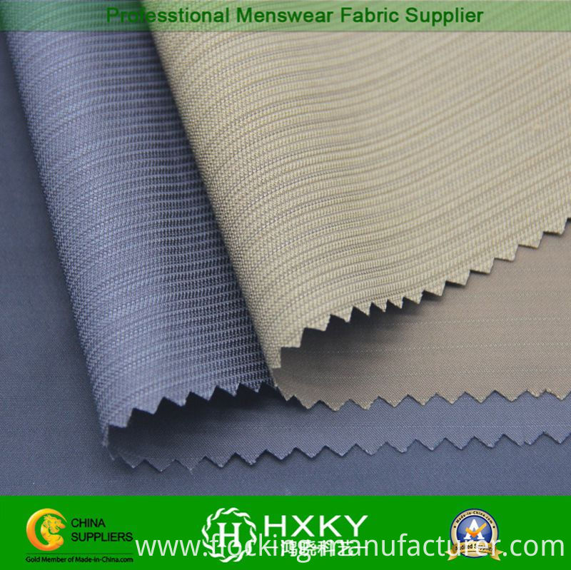 T400 Fiber with Striped Polyester Spandex Fabric for Jacket